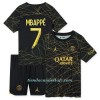 Conjunto (Camiseta+Pantalón Corto) Paris Saint-Germain Mbappé 7 Cuarta Equipación 2022-23 - Niño